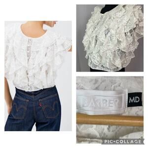 Barber Uma Lace Blouse Size M
